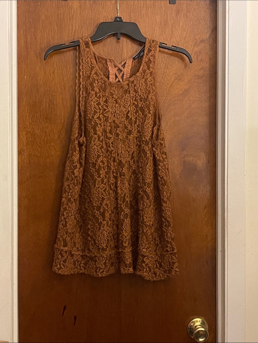 American Eagle Outfitters Brown Lace Camisole